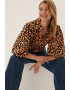 Marks & Spencer Camasa cu animal print si maneci bufante - Pled.ro