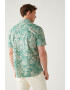 Marks & Spencer Camasa de bumbac cu imprimeu tropical Hawaiian - Pled.ro