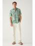 Marks & Spencer Camasa de bumbac cu imprimeu tropical Hawaiian - Pled.ro