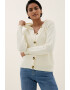 Marks & Spencer Cardigan cu gluga si aspect striat - Pled.ro