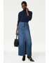 Marks & Spencer Fusta maxi din denim - Pled.ro