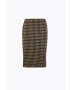 Marks & Spencer Fusta midi cu croiala creion si model houndstooth - Pled.ro