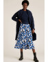 Marks & Spencer Fusta midi cu model floral - Pled.ro