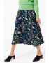 Marks & Spencer Fusta midi cu talie inalta si model floral - Pled.ro