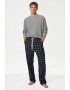 Marks & Spencer Pantaloni de pijama cu model in carouri - Pled.ro