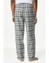 Marks & Spencer Pantaloni de pijama in carouri cu buzunare laterale - Pled.ro