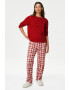 Marks & Spencer Pijama cu pantaloni in carouri - Pled.ro