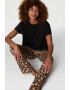 Marks & Spencer Pijama din bumbac cu model cu animal print si stele - Pled.ro