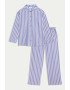 Marks & Spencer Pijama din bumbac cu model in dungi Cool Comfort™ - Pled.ro