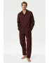 Marks & Spencer Pijama lunga cu model in carouri - Pled.ro