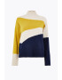 Marks & Spencer Pulover din amestec de lana cu model colorblock - Pled.ro