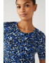 Marks & Spencer Rochie din amestec de in cu animal print - Pled.ro