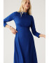 Marks & Spencer Rochie midi cu aspect de satin si guler scurt - Pled.ro