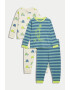 Marks & Spencer Set de pijama de bumbac cu imprimeu - 2 perechi - Pled.ro