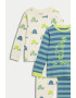 Marks & Spencer Set de pijama de bumbac cu imprimeu - 2 perechi - Pled.ro