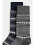 Marks & Spencer Set de sosete cu model fair isle - 2 perechi - Pled.ro