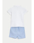 Marks & Spencer Set de tricou si pantaloni scurti cu detalii brodate - 2 piese - Pled.ro