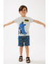 Marks & Spencer Set de tricou si pantaloni scurti cu imprimeu Batman - Pled.ro