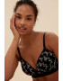 Marks & Spencer Sutien cu model floral si bretele ajustabile - Pled.ro