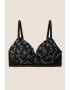 Marks & Spencer Sutien cu model floral si bretele ajustabile - Pled.ro