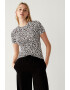 Marks & Spencer Tricou cu decolteu la baza gatului si model floral - Pled.ro