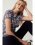 Marks & Spencer Tricou cu decolteu la baza gatului si model floral - Pled.ro