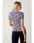 Marks & Spencer Tricou cu decolteu la baza gatului si model floral - Pled.ro