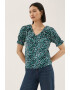 Marks & Spencer Tricou cu imprimeu si volane - Pled.ro