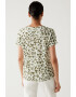 Marks & Spencer Tricou din amestec de in cu animal print - Pled.ro