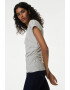 Marks & Spencer Tricou din amestec de modal cu decolteu barcuta - Pled.ro