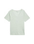 Marks & Spencer Tricou din in si modal cu model in dungi - Pled.ro