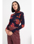 Max&Co Bluza cu guler inalt si model floral Colombra - Pled.ro