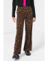 Max&Co Pantaloni cu croiala ampla si animal print Accetto - Pled.ro