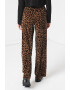 Max&Co Pantaloni cu croiala ampla si animal print Accetto - Pled.ro