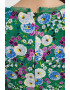 Max&Co Rochie cu model floral si insertii de dantela Tutore - Pled.ro