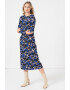 Max&Co Rochie midi cu imprimeu floral si abstract - Pled.ro