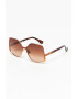 Max Mara Ochelari de soare in forma geometrica cu lentile in degrade - Pled.ro