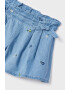 Mayoral Pantaloni scurti din chambray cu detalii florale brodate - Pled.ro