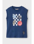 Mayoral Set de tricou de bumbac si tricou fara maneci cu design grafic - 2 piese - Pled.ro