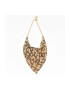 Meli Melo Colier din plasa maleabila cu model animal print Paris - Pled.ro