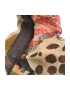 Meli Melo Esarfa multicolora cu model animal print - Pled.ro