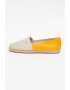 Michael Kors Espadrile de piele si panza cu model colorblock Kendrick - Pled.ro