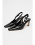 Michael Kors Pantofi slingback din piele cu model crapat si toc Darrington - Pled.ro