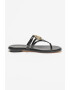 Michael Kors Papuci flip-flop cu aspect lucios Hampton - Pled.ro