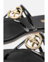 Michael Kors Papuci flip-flop cu aspect lucios Hampton - Pled.ro