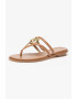 Michael Kors Papuci flip-flop din piele cu logo metalic Hampton - Pled.ro