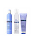 MILK SHAKE Kit pentru par blond Silver Shine Sampon 300 ml Balsam 250 ml Balsam spuma 200 ml - Pled.ro