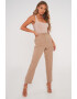 Missguided Pantaloni conici cu talie inalta - Pled.ro