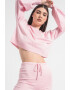 Missguided Set de bluza sport crop si pantaloni scurti - Pled.ro