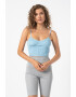 Missguided Top crop cu aspect striat - Pled.ro